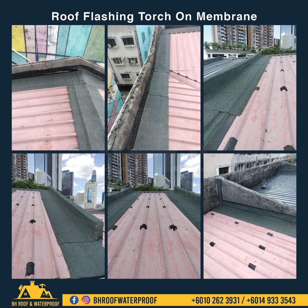 Roof Flashing Torch On Membrane 👨🏻‍🔧 - MyRehom装修脑师